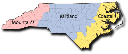 North Carolina Campgrounds, North Carolina Camping Locations